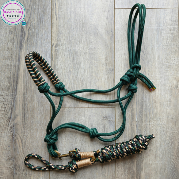 Handmade Rope Halter – Time Turner | Tack & Tails