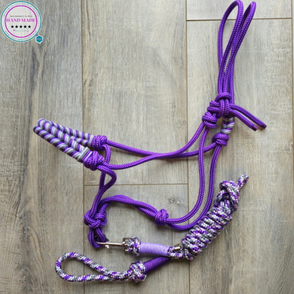 Handmade Rope Halter – Clara | Tack & Tails