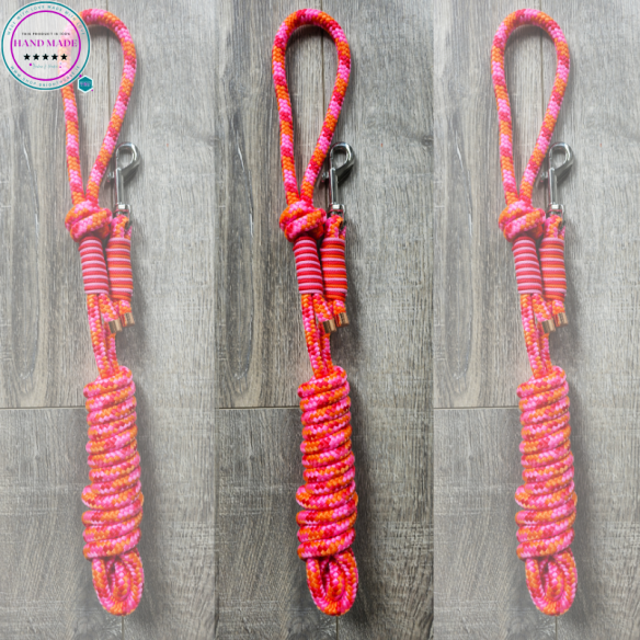 Handmade Lead Rope – Cotton Candy Lead | Tack & Tails