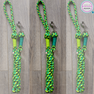 Handmade Lead Rope – Gecko Green Lead | Tack & Tails 2