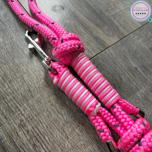 Handmade Lead Rope – Pathfinder Pink Lead | Tack & Tails