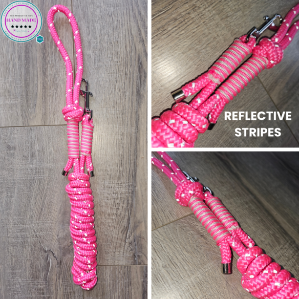 Handmade Lead Rope – Pathfinder Pink Lead | Tack & Tails