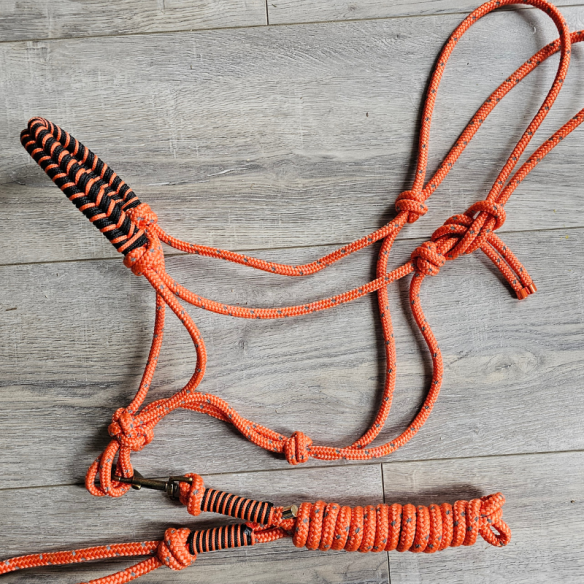 Handmade Rope Halter – Haunted | Tack & Tails