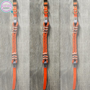 High-Vis Dog Collar – Amber Light Orange | Tack & Tails 2