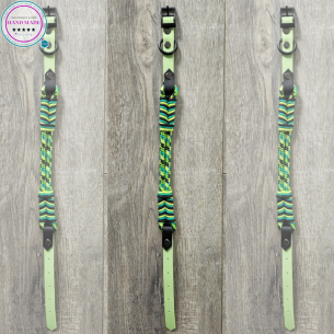 Handmade Dog Collar – Gecko Green Dog Collar | Tack & Tails 2