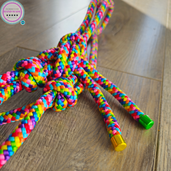 Handmade Rope Halter – Rainbow Pride | Tack & Tails