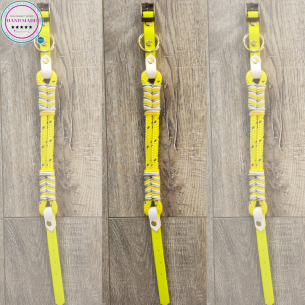 High-Vis Dog Collar – Yield for Yellow Dog Collar | Tack & Tails 2