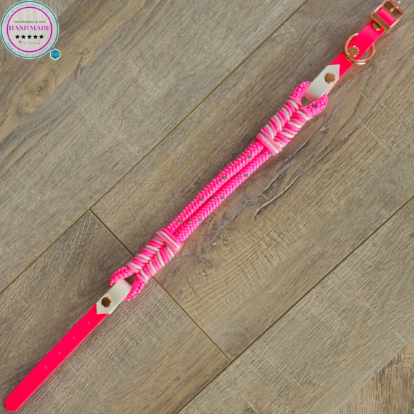 High-Vis Dog Collar – Pathfinder Pink Dog Collar | Tack & Tails